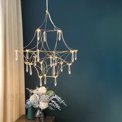 Люстра Linef СТРУКТУРИ TITANIUM MJ158-600 Titanium