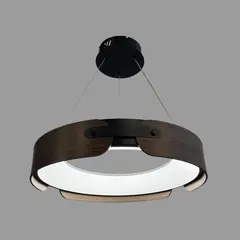 Люстра Linef 1907 1907P-480 BK+Wood