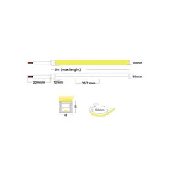 Архітектурний неон Nova Luce GOMU 10X10 IP67 VERTICAL BENDING 9530051