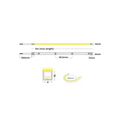 Архітектурний неон Nova Luce KEMA 4X10 IP67 HORIZONTAL BENDING 9540107