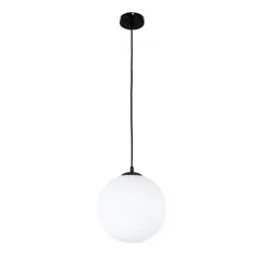 Підвісний світильник 756glass250F-1 BK+WH