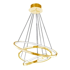 Люстра Azzardo AZ2918 Wheel Gold DIMM