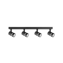 Поворотный светильник, спот Goldlux 337115 Verona LED 4x28 Вт 4000 К 3200 лм IP20 черный