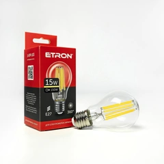 LED лампа ETRON Filament 1-EFP-103 A60 15W 3000K E27