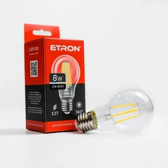 LED лампа ETRON Filament 1-EFP-110 A60 8W 4200K E27
