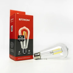 LED лампа ETRON Filament 1-EFP-164 ST64 E27 7W 4200K