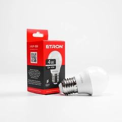 LED лампа ETRON Light 1-ELP-050 G45 4W 4200K 220V E27