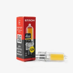 LED лампа ETRON Light 1-ELP-077 G4 Glass 4W 3000K 12V