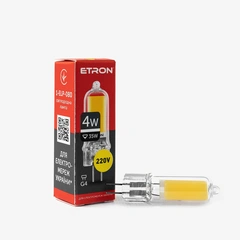 LED лампа ETRON Light 1-ELP-080 G4 Glass 4W 4200K 220V