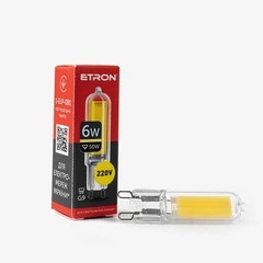 LED лампа ETRON Light 1-ELP-081 G9 Glass 6W 3000K 220V