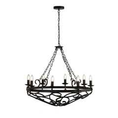 Люстра Searchlight CARTWHEEL 8908-8BK
