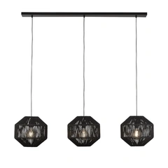 Люстра Searchlight WICKER 11201-3BK