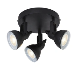 Потолочный светильник Searchlight FOCUS 1543BK