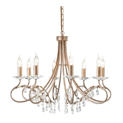 Люстра Elstead Christina CRT8 SILVER/GOLD