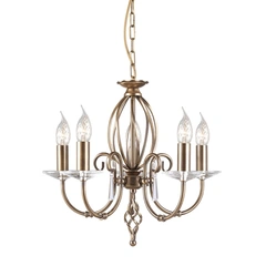 Люстра Elstead Aegean AG5 AGED BRASS