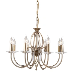 Люстра Elstead Aegean AG8 AGED BRASS