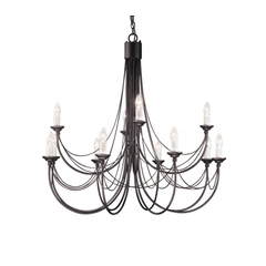 Люстра Elstead Carisbrooke CB12 BLACK