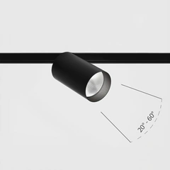 Трековий світильник LTX IN LINE ZOOM LED 13W, 3000K (06.0599.13.930.BK)