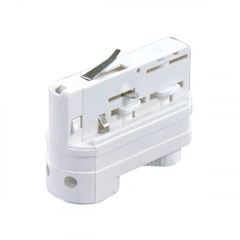 Адаптер для трекової шини AZzardo Track Electric 3 Line white AZ3012