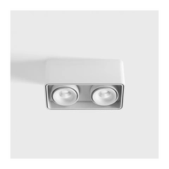 Накладной светильник LTX BOX 2 LED 2x10W, 3000K (02.8040.20.830.WH)