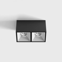 Накладной светильник LTX BLOCK 2 LED 2x10W, 3000K (02.8020.20.830.BK/WH)
