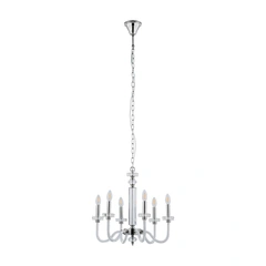 Люстра Nowodvorski 8154 Hampton Е14 6x40W IP20 Chrom