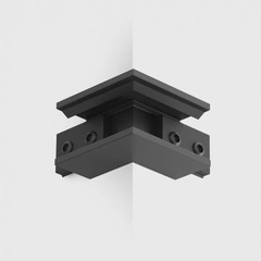 З'єднувач накладна стель-стіна зовнішній LTX MINI LINE42 CORNER S OUT чорний (07.S90OUT.BK)