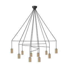 Люстра Nowodvorski 7954 Imbria GU10 10x10W IP20 Bl