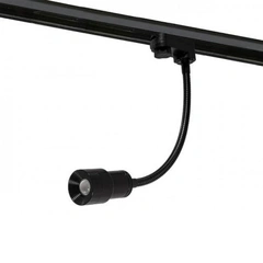 Трековий світильник AZzardo LUMI FLEX TRACK 3 LINE 5W 3000K BK AZ4559