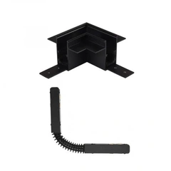 Углове з'єднання AZzardo TRACK MAGNETIC CORNER 90 + FLEX GIPS BK AZ4681