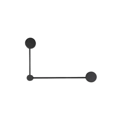 Светильник Nowodvorski 7804 Orbit GX53 2x8W IP20 Bl