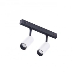 Магнитный трековый светильник AZzardo NIKKI 2 TRACK MAGNETIC 2x3W 3000K BK/BK AZ4593