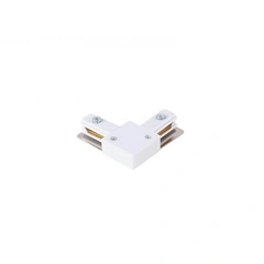 Угловое соединение 1 фаза AZzardo TRACK 1 LINE L CONNECTOR WH AZ4738