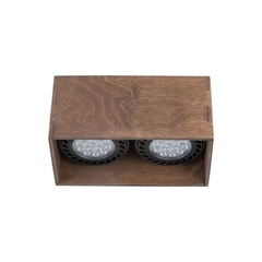 Точечный светильник Nowodvorski 7613 Dale GU10, ES111 2x15W IP20 Brown