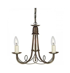 Люстра Elstead Minster MN3 BLK/GOLD