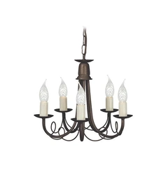 Люстра Elstead Minster MN5 BLK/GOLD