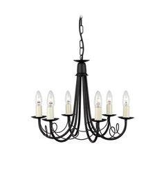 Люстра Elstead Minster MN6 BLACK