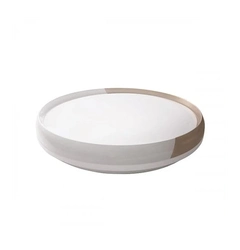 Настенно-потолочный LED-светильник Ultralight UL4200 d490 2*36W белый с золотом