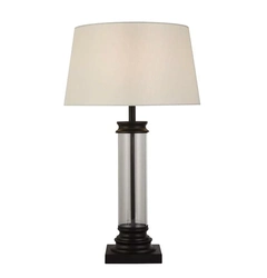 Настольная лампа Searchlight PEDESTAL EU5141BK