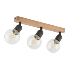 Стельовий світильник TK Lighting SIMPLY WOOD BLACK 4750