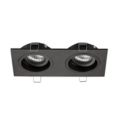 Точковий світильник Zuma Line CHUCK DL2 SQUARE 20068-BK-N