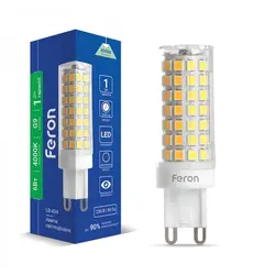 Светодиодная лампа Feron LB-434 6Вт G9 4000K 38147