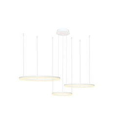 Подвесной светильник AZzardo HALO PENDANT 80+60+40 CCT BLUETOOTH WH + REMOTE CONTROL AZ4971