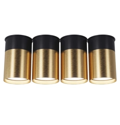 Точечный спот PikArt BP Black/White Gold на 4 лампы 25624