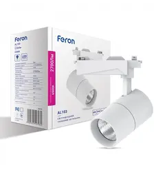 Трековий світильник Feron AL103 30W 6500К білий