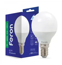Светодиодная лампа Feron LB-745 6Вт E14 6400K 25673