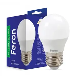 Світлодіодна лампа Feron LB-745 6Вт E27 2700K