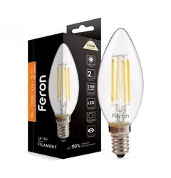 Светодиодная лампа Feron LB-160 7Вт E14 2700K 40082