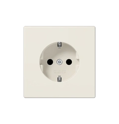 Розетка с заземлением JUNG LS1521 KI сл. кость