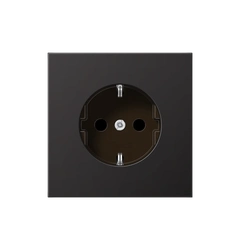 Розетка с заземлением JUNG AL1521 KID Dark